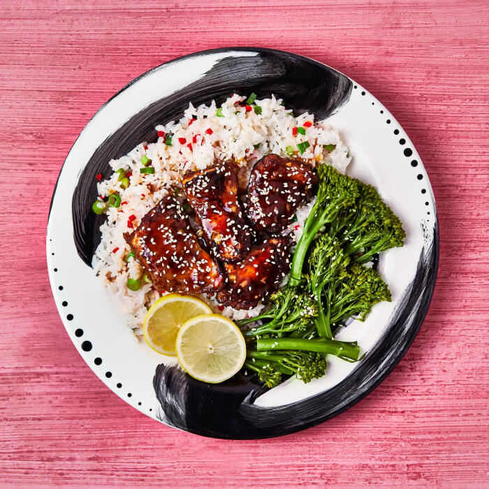 Crispy Lemon Basa With Chilli Rice