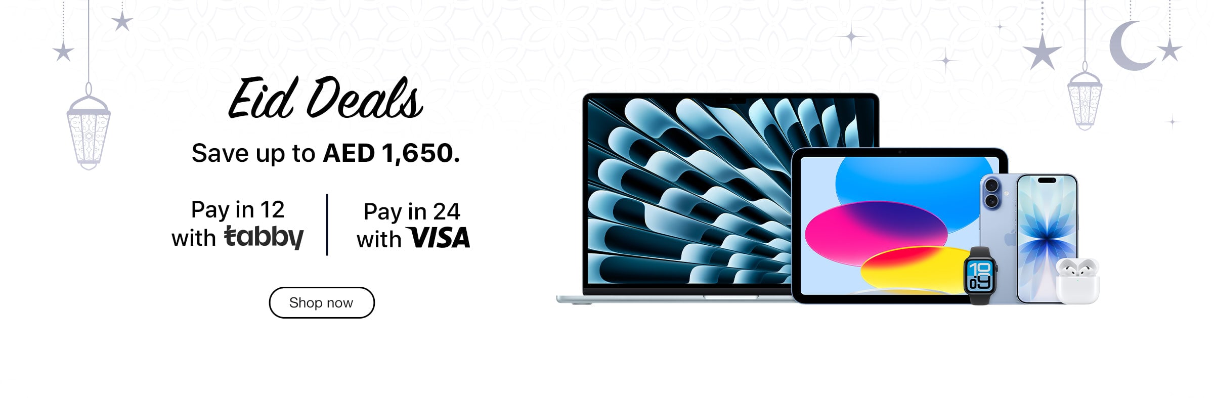 iSTYLE UAE Eid deals on Apple products banner