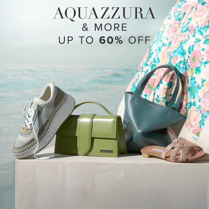 Summer designer fashion flat lay with floral dress, handbag and sandals