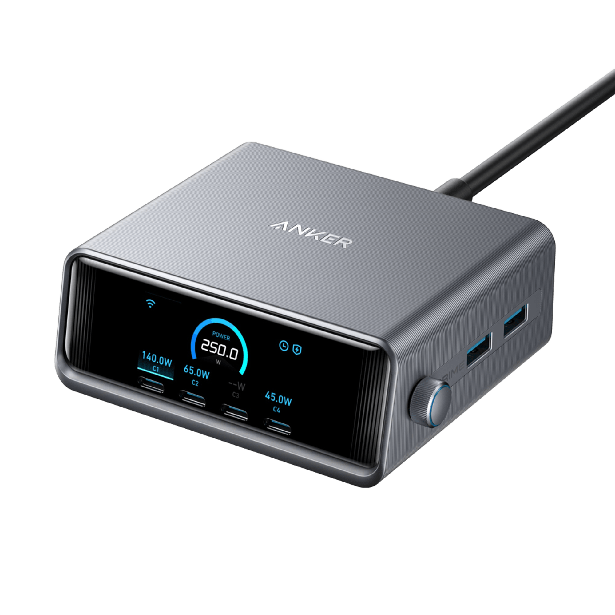 Anker Prime Ladegerät mit 250W und sechs Ports