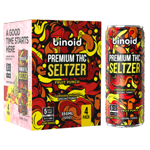 Binoid Good Vibes THC seltzer