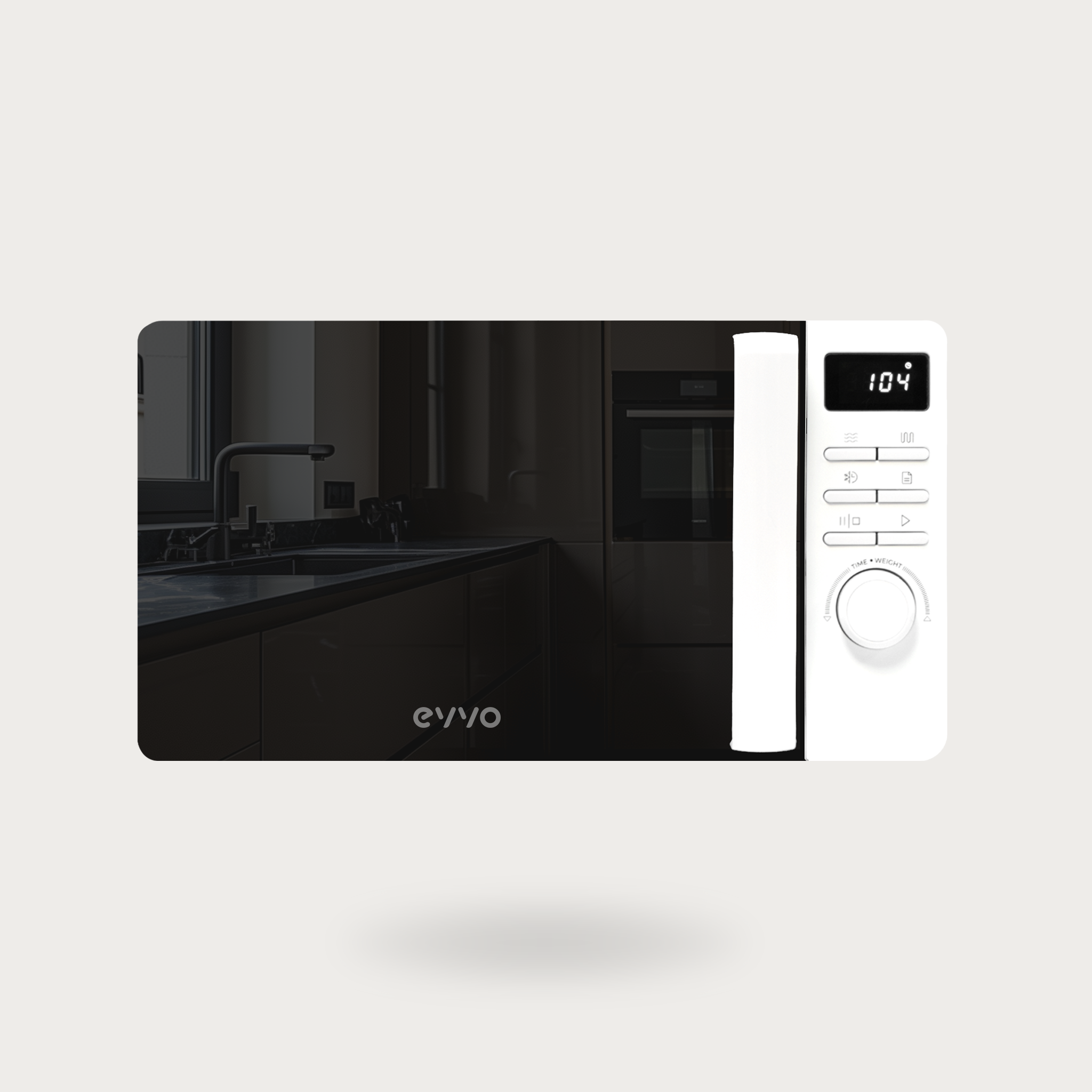 Microondas EVVO M20 con puerta espejo