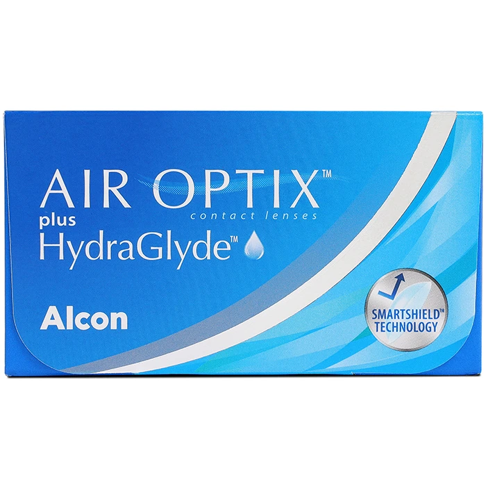AIR OPTIX plus HydraGlyde contact lens pack