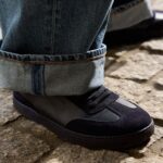 Groundies Panama Sneaker in einer herbstlichen Kampagnenszene