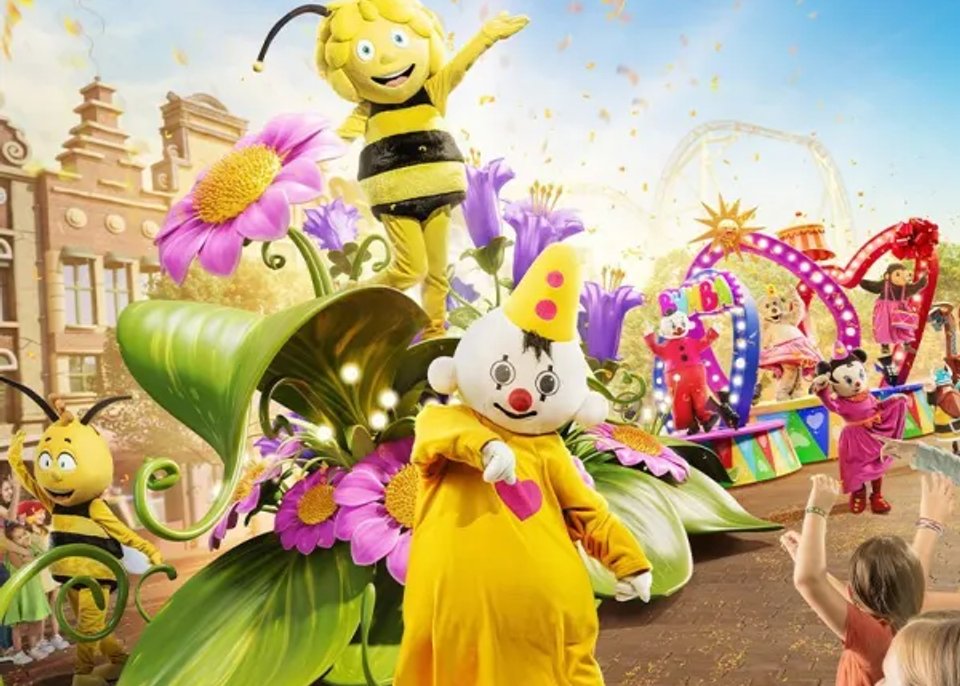 Parade familiale à Plopsaland Belgium