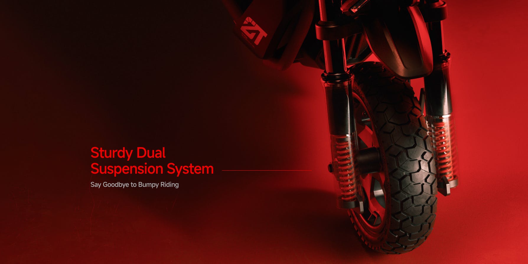 Segway ZT3 Pro shown with sturdy suspension and off-road tires