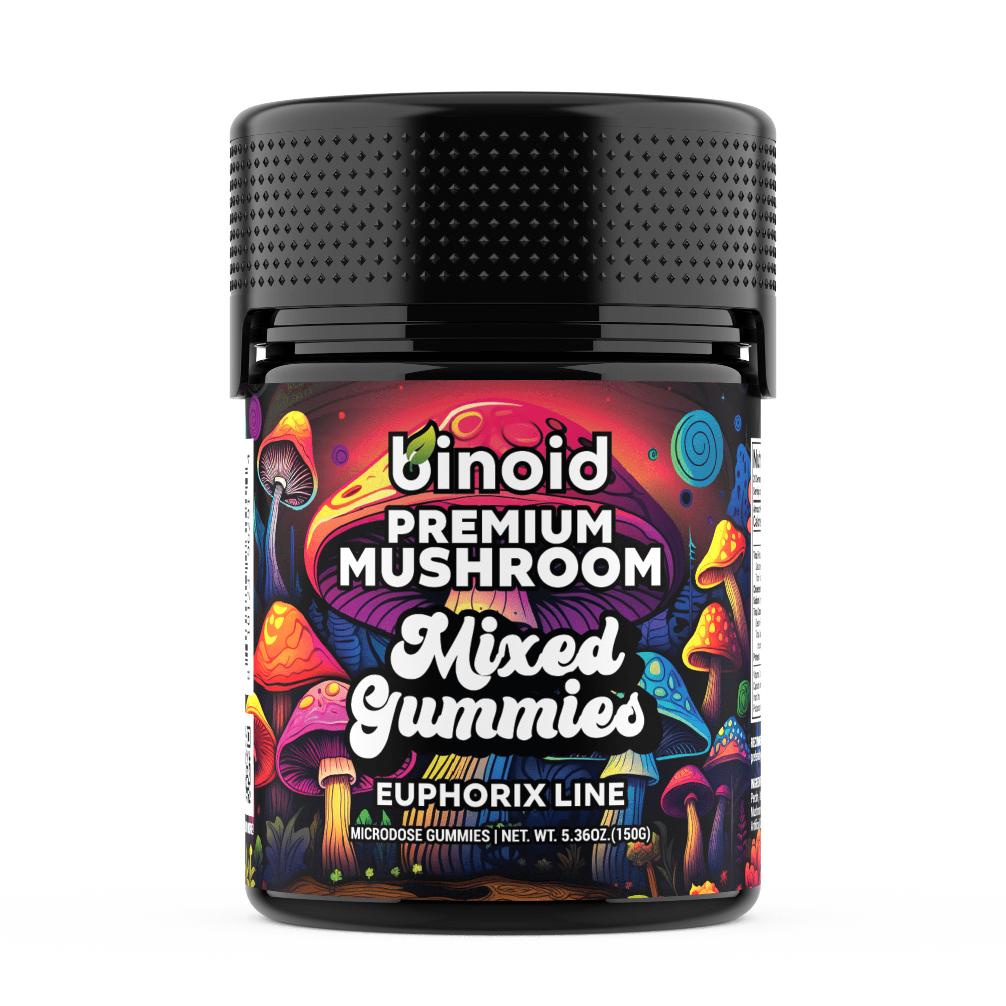 Binoid CBD Mushroom Gummies Microdose package