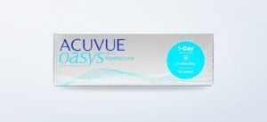 Acuvue Oasys 1-Day with HydraLuxe contact lens pack