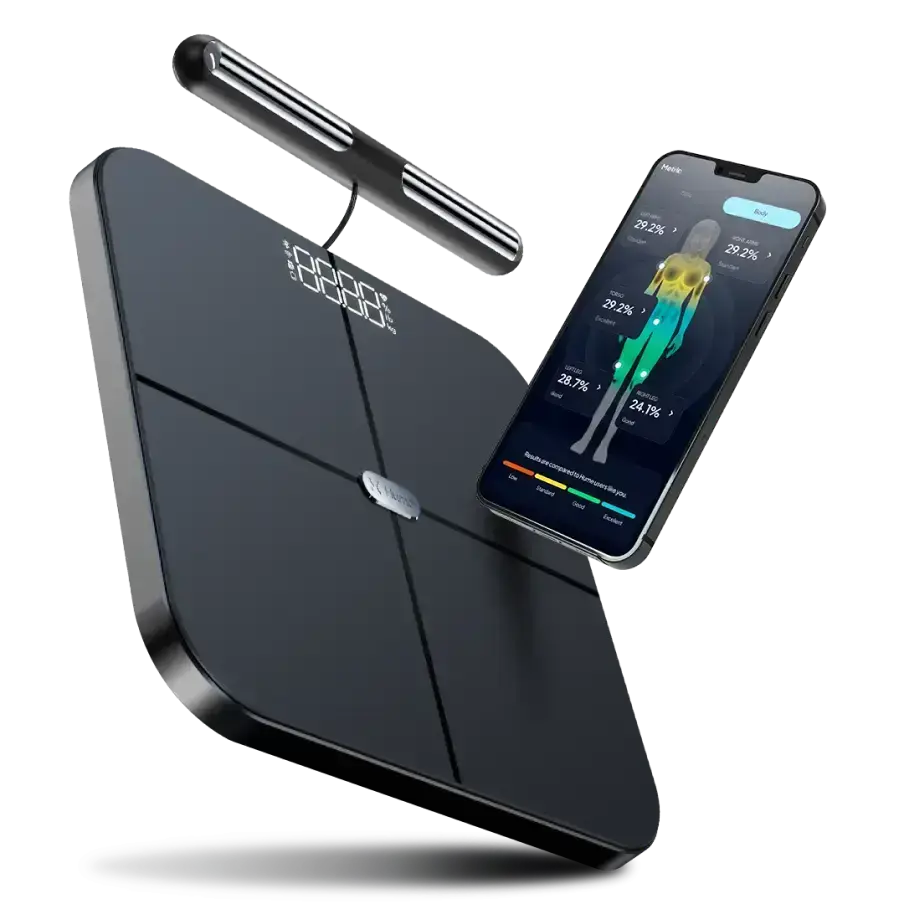 Hume Pod mit Handgriff und Smartphone