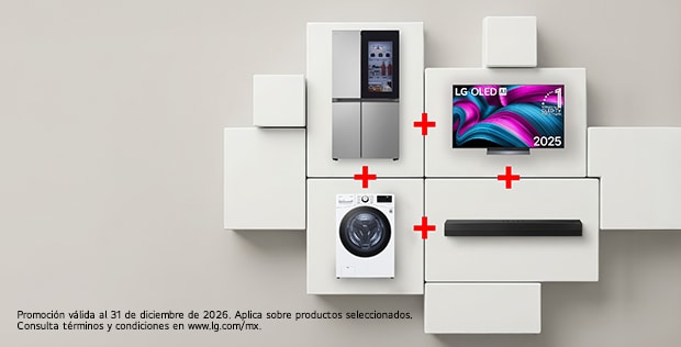 Exhibición de electrodomésticos LG