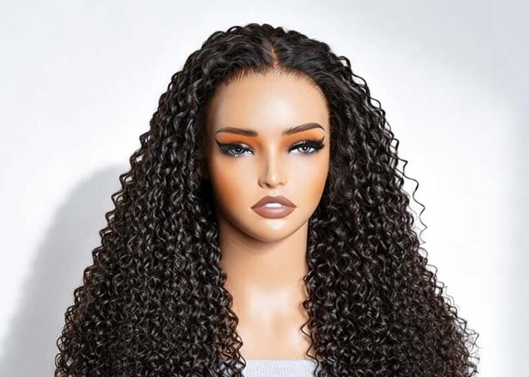 QVR wear and go glueless Jerry curly human hair wig