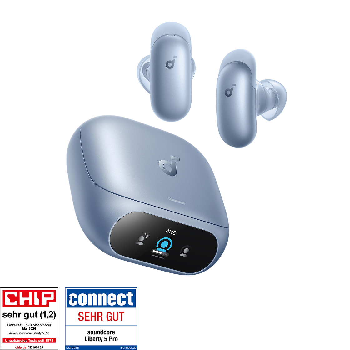 Soundcore Liberty 5 Pro Earbuds mit Ladecase