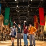 Visitors entering the Great Hall set at Studio Tour Tokyo