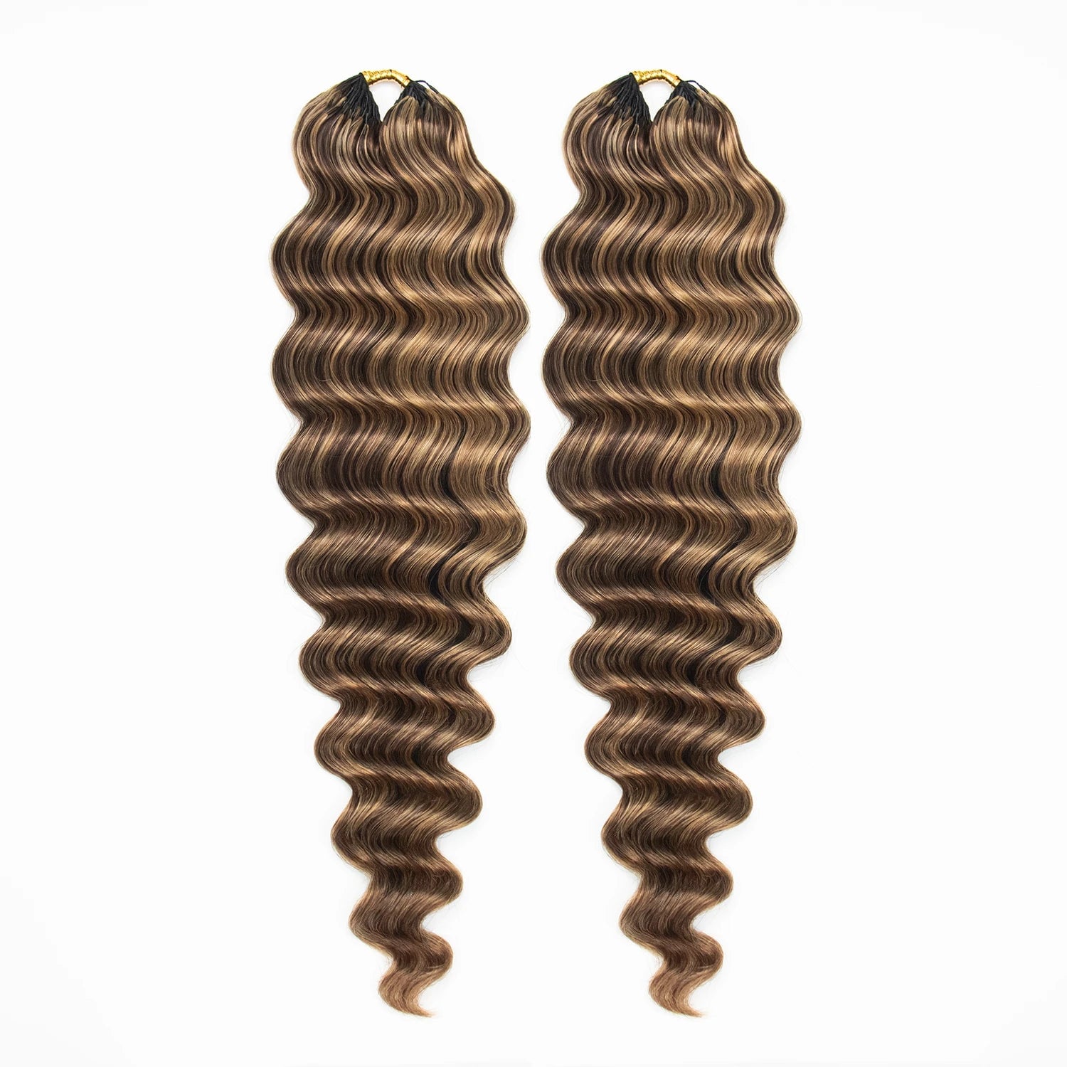 #D4/27 mix color loose deep wave human crochet hair