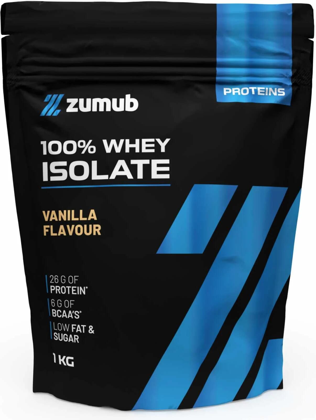 Sachet Zumub de whey isolate a la vanille