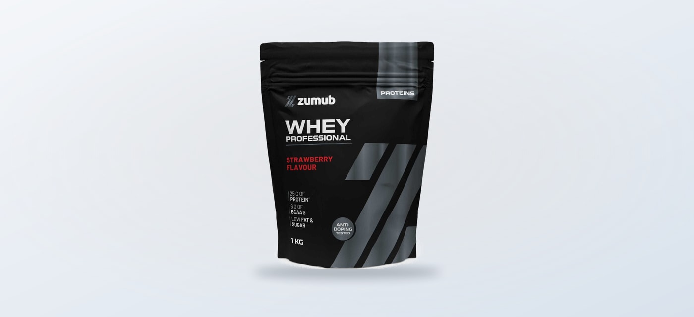 Sachet Zumub Whey Professional a la fraise