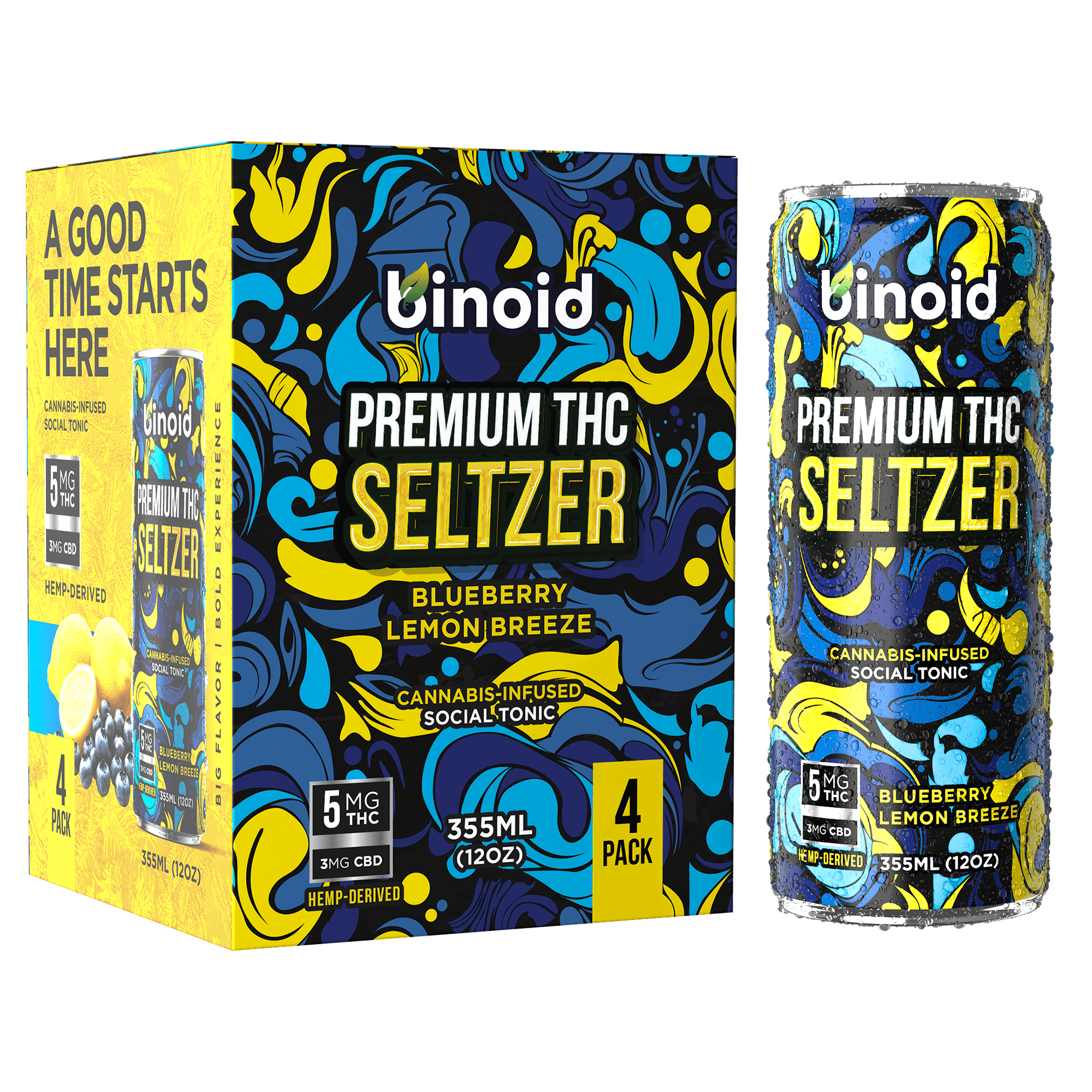 Blueberry Lemon Breeze THC drink product image