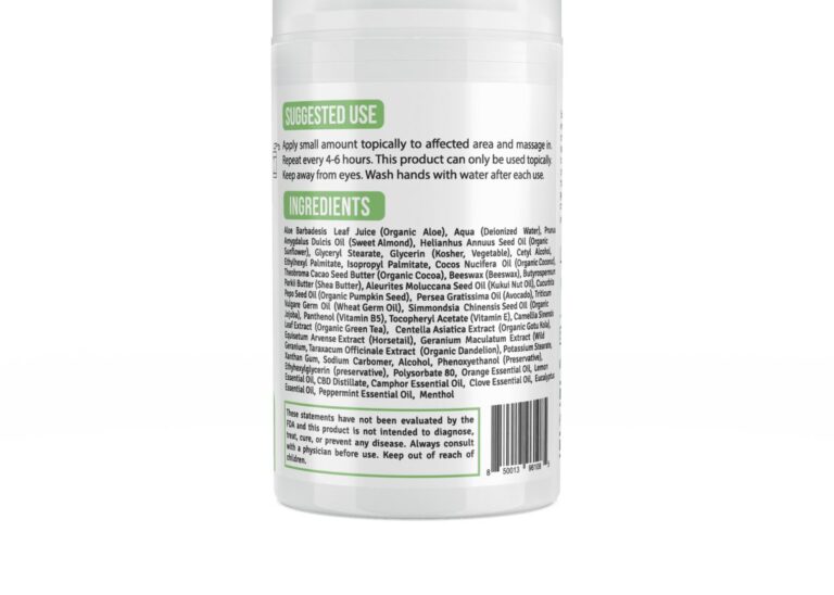 Binoid CBD Healing Cream Extra Strength container