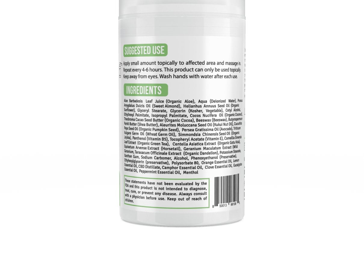 Binoid CBD Healing Cream Extra Strength container