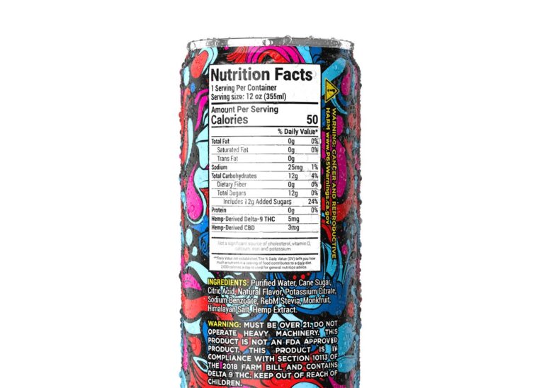 Good Vibes THC Seltzer can