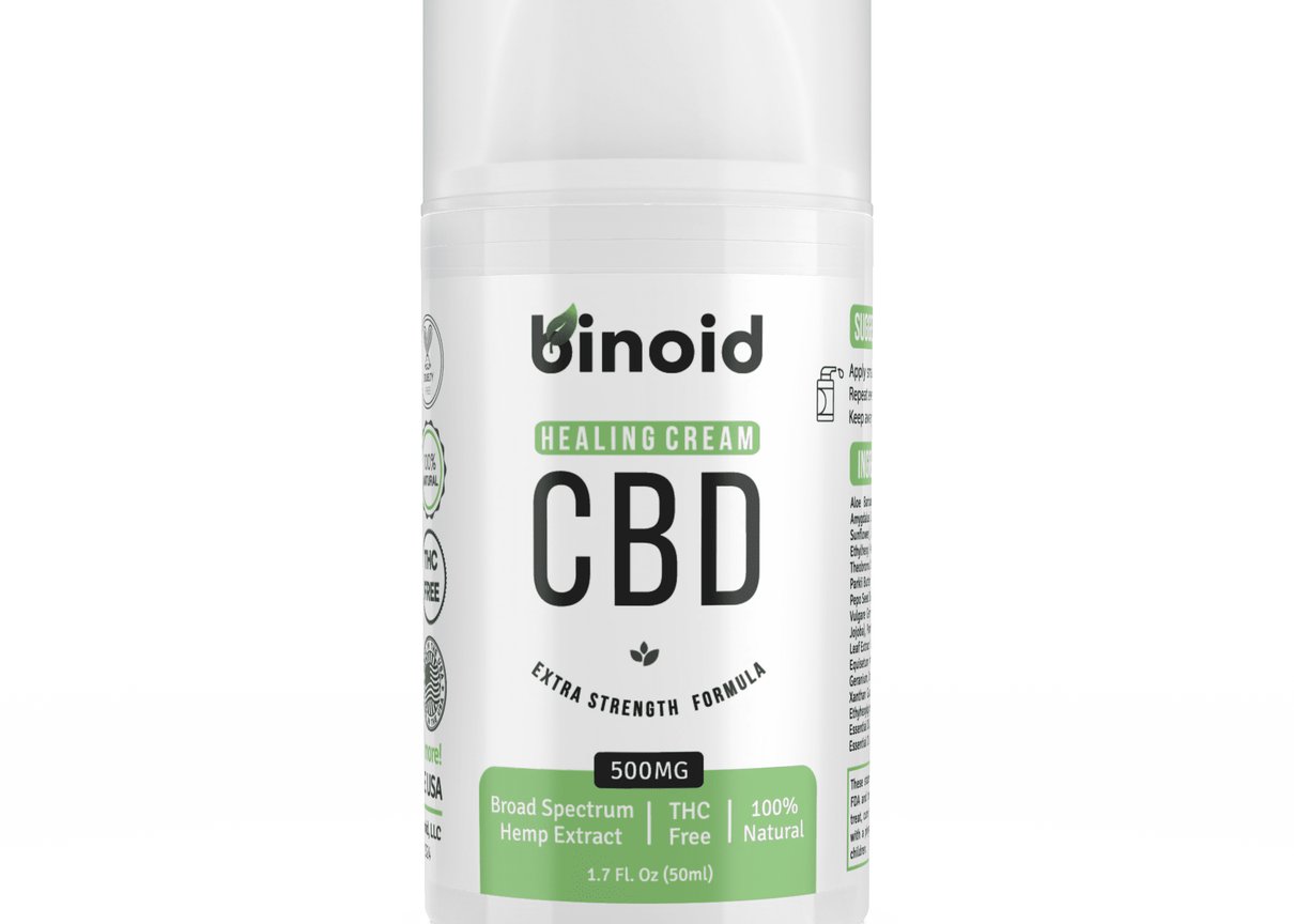 Binoid Healing Cream Extra Strength product container