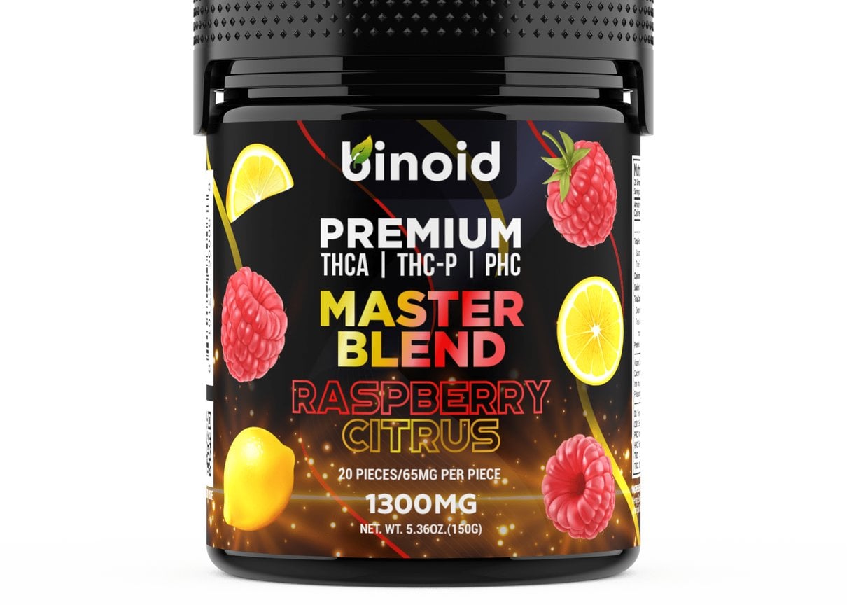 Master Blend gummies bottle