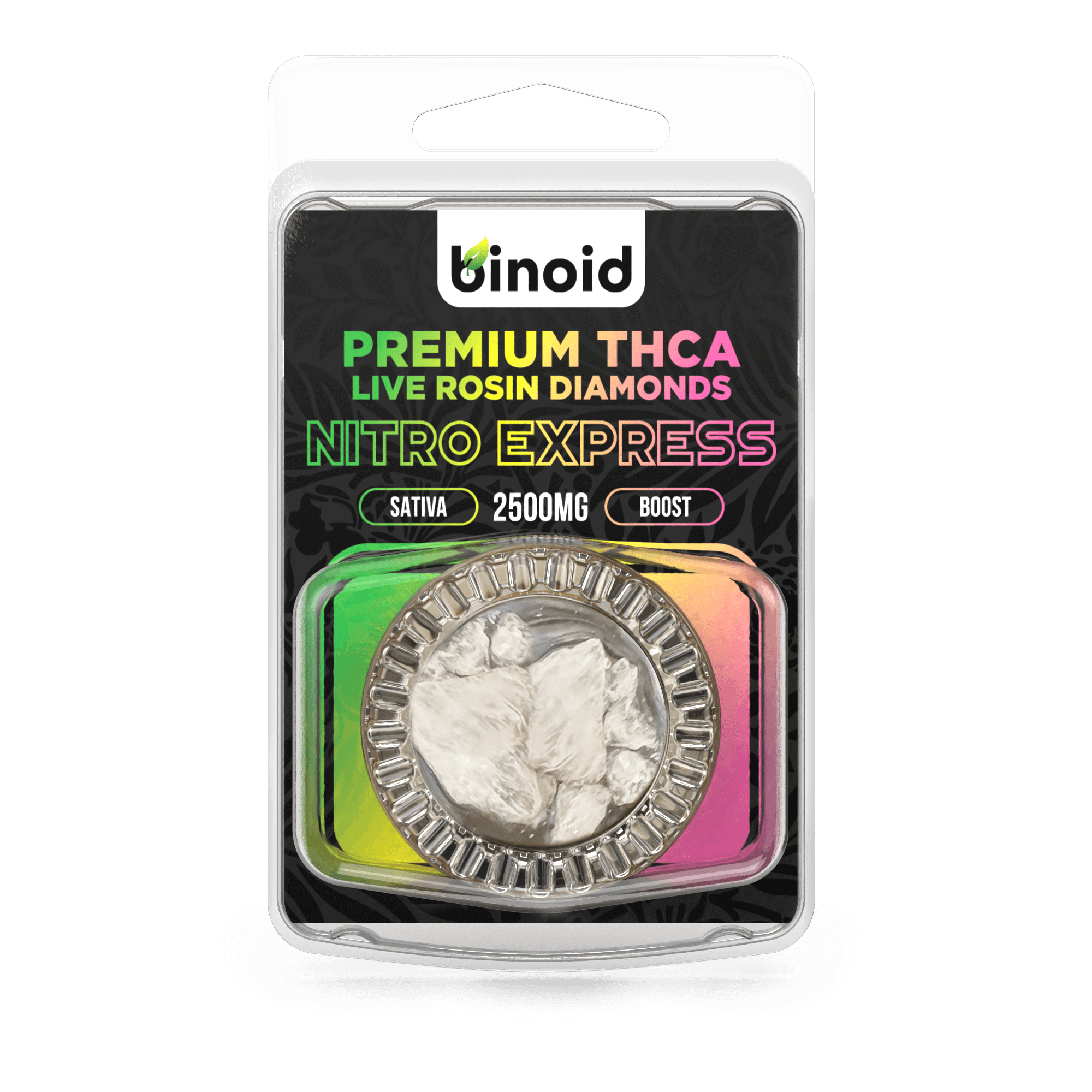THCA live rosin diamonds pack
