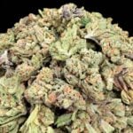 Blue Andies THCA flower buds shown in the Lit Farms product image