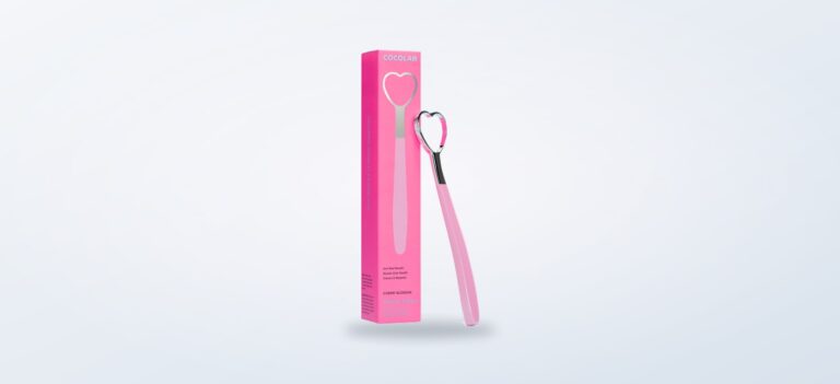 Cherry Blossom Smile Filter tongue cleaner