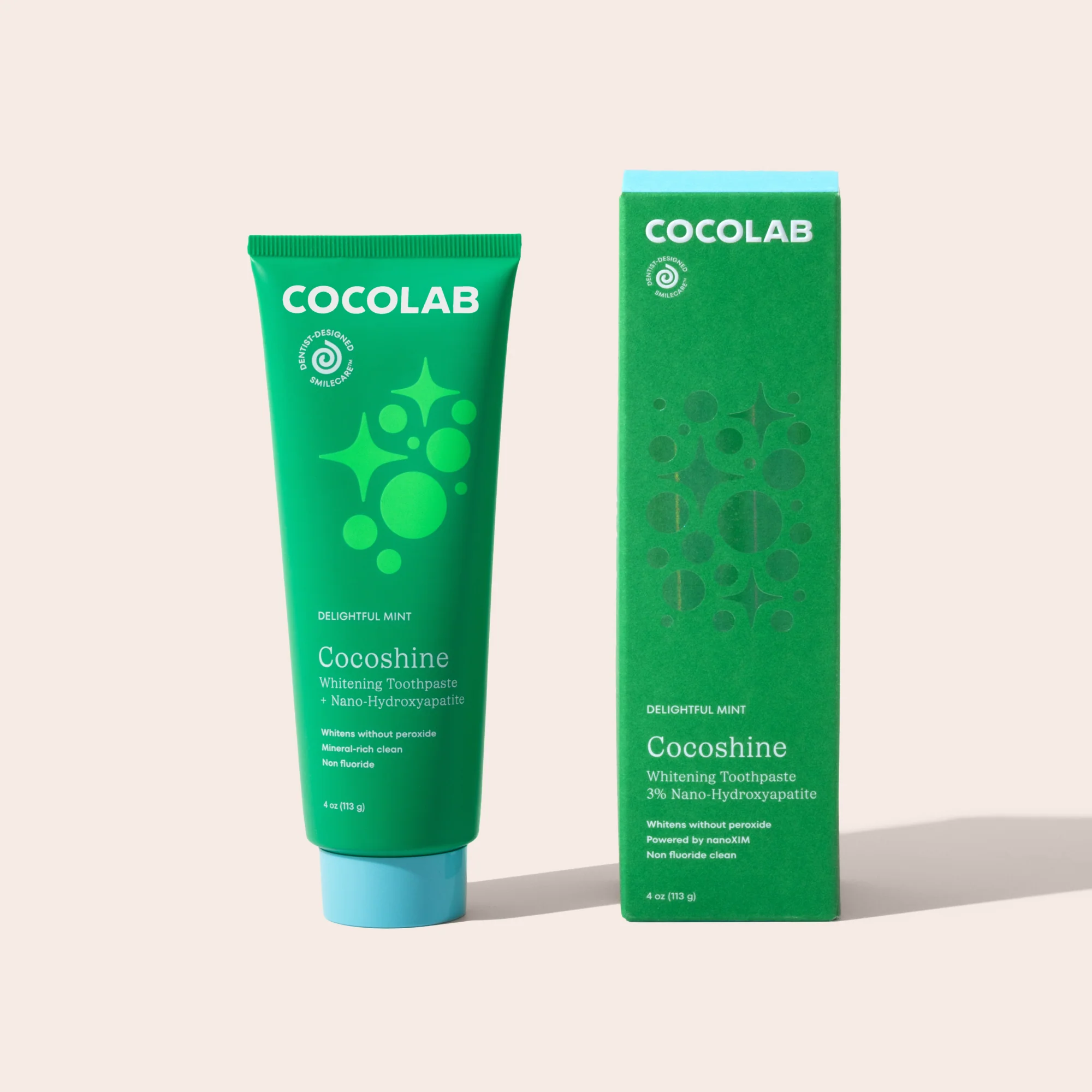 Cocoshine Whitening Toothpaste in Delightful Mint