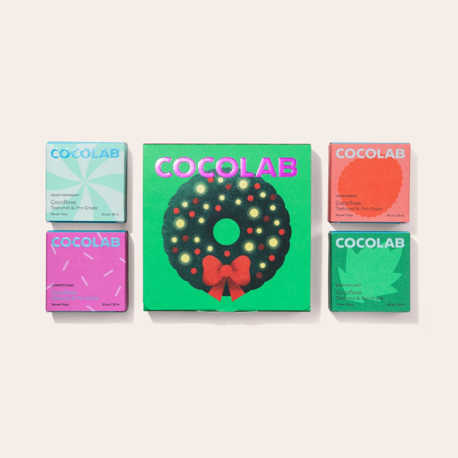 Holly Jolly Floss Gift Set from Cocofloss