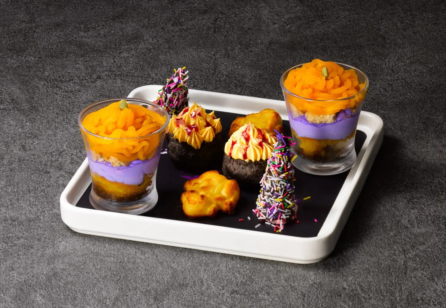 A seasonal sweet from the Dark Arts Halloween Afternoon Tea menu