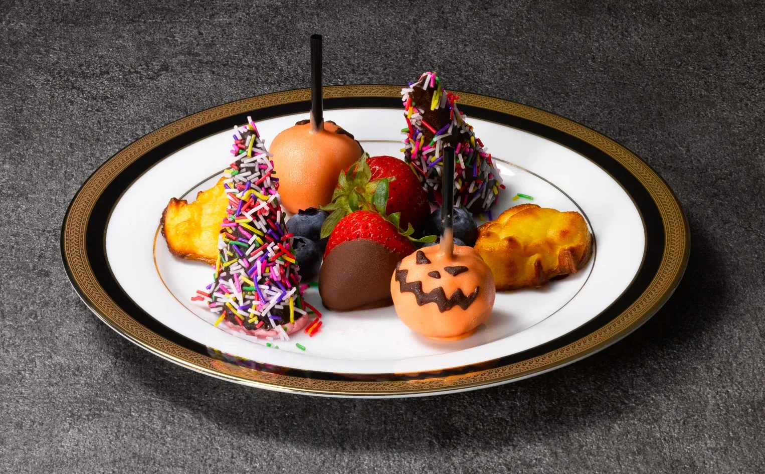 A dish from the Dark Arts Halloween High Tea menu
