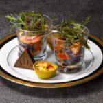 A savoury plate from the seasonal High Tea menu