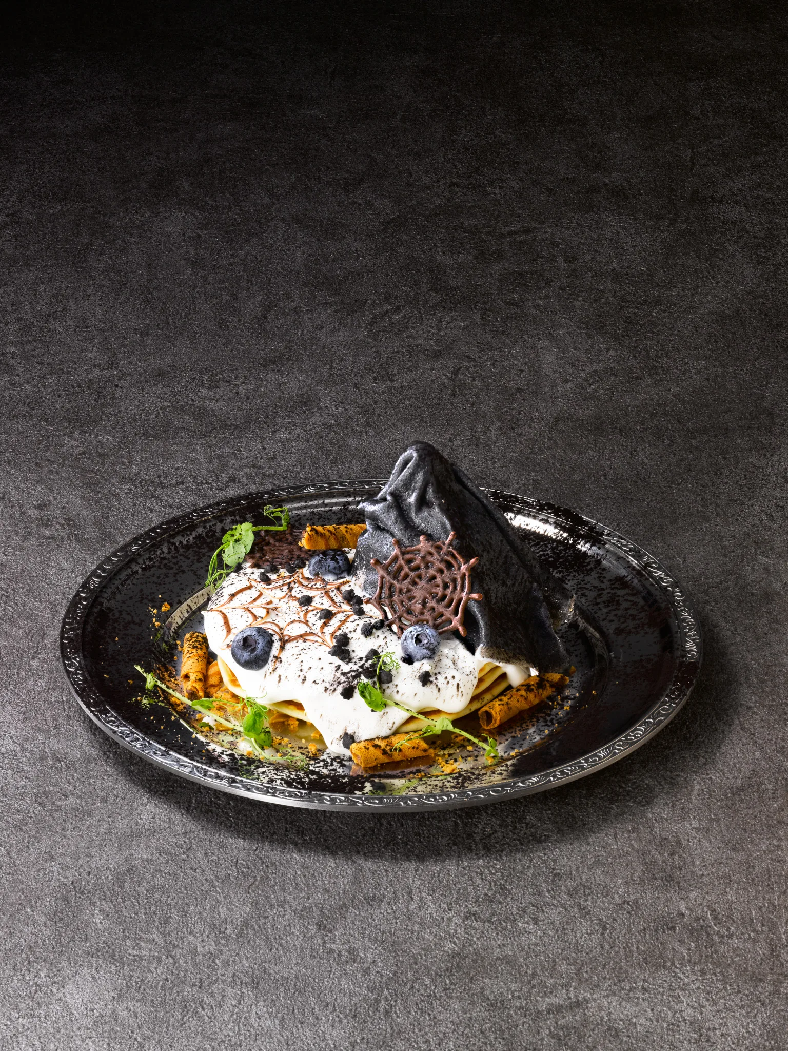 A savoury dish from the Dark Arts Halloween menu