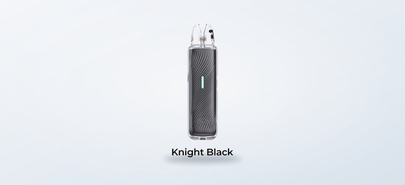 Black ribbed pod kit device