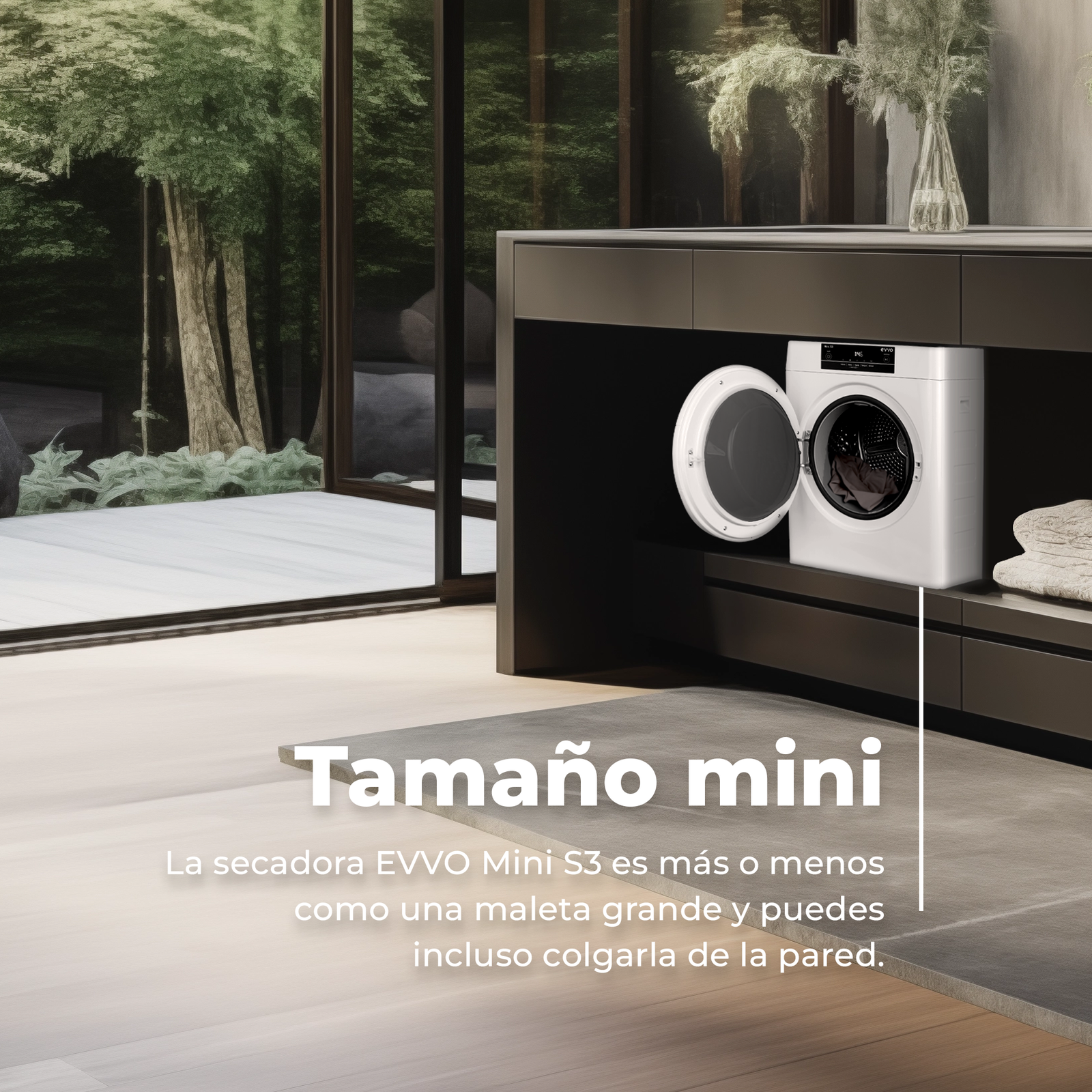 Uso de la secadora EVVO Mini S3