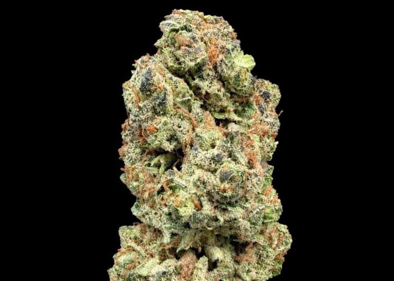 Happy Hour THCA Flower buds shown on Lit Farms product imagery