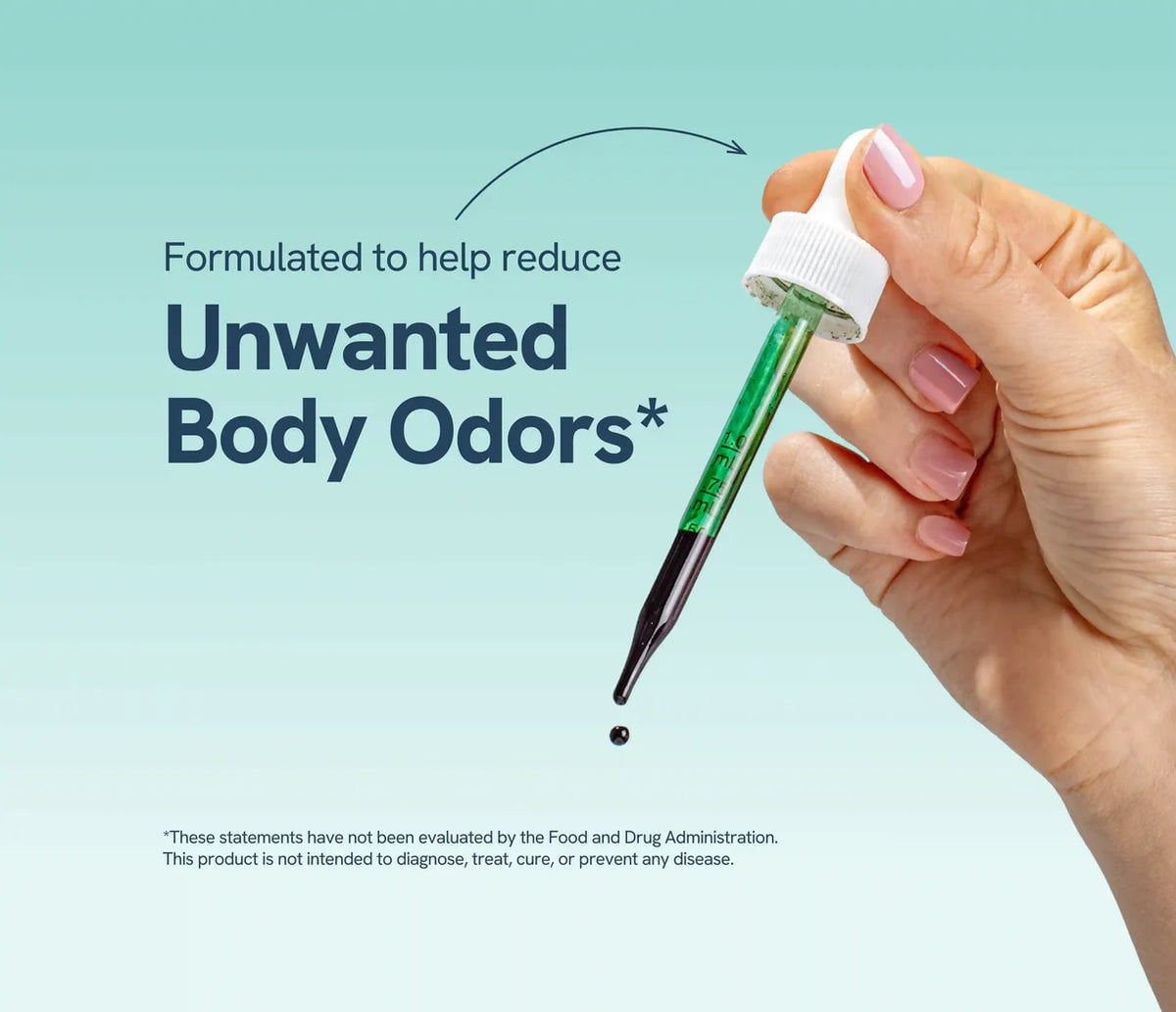 Happy V Liquid Chlorophyll dropper bottle