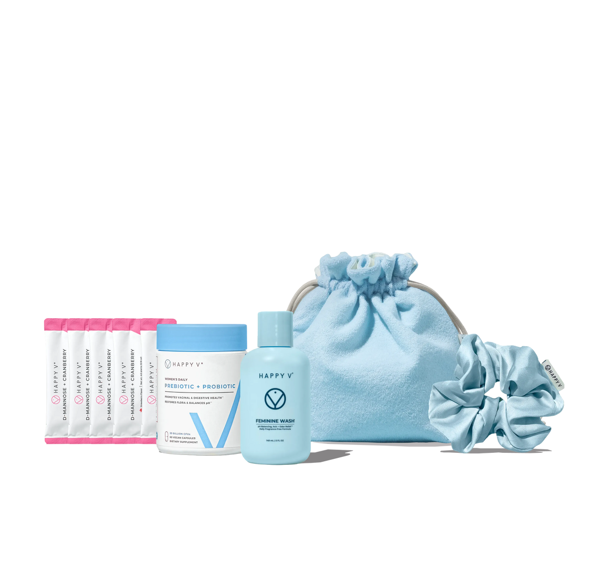 Happy V pH Balance Kit with its included products