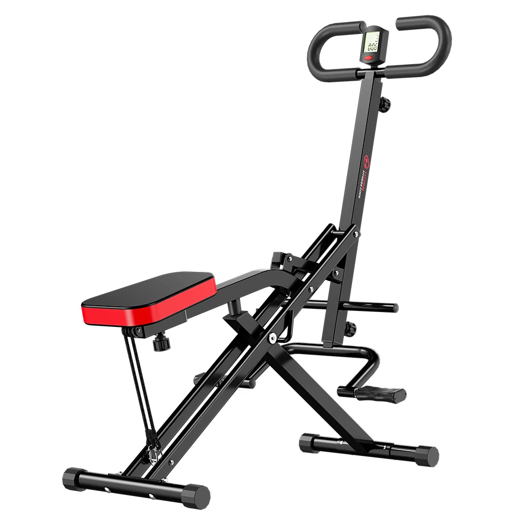 Foldable squat assist trainer shown on a product background