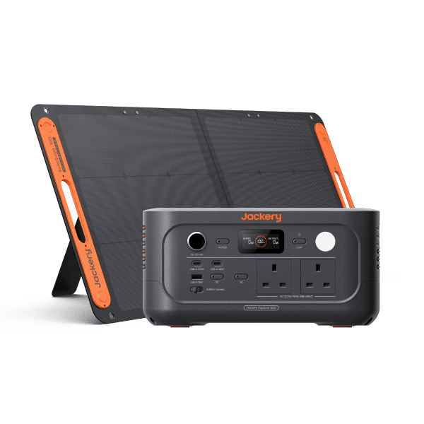 Jackery Solar Generator 500 v2 paired with a solar panel