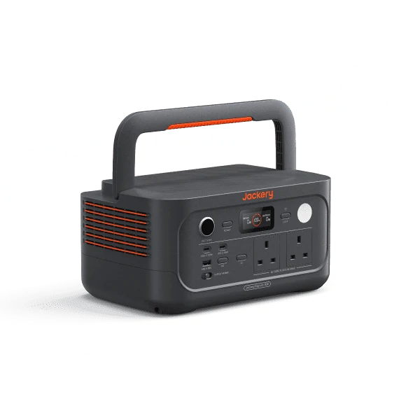 Jackery Explorer 500 v2 portable power station with folding handle
