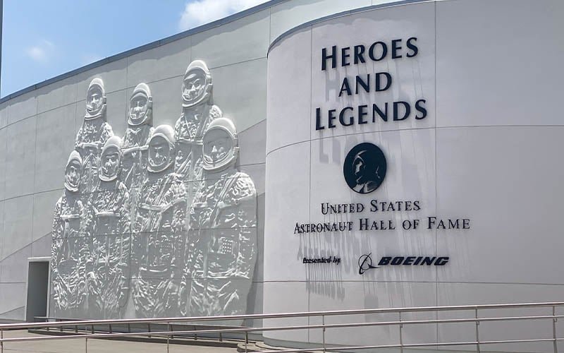 Heroes and Legends exhibit at Kennedy Space Center