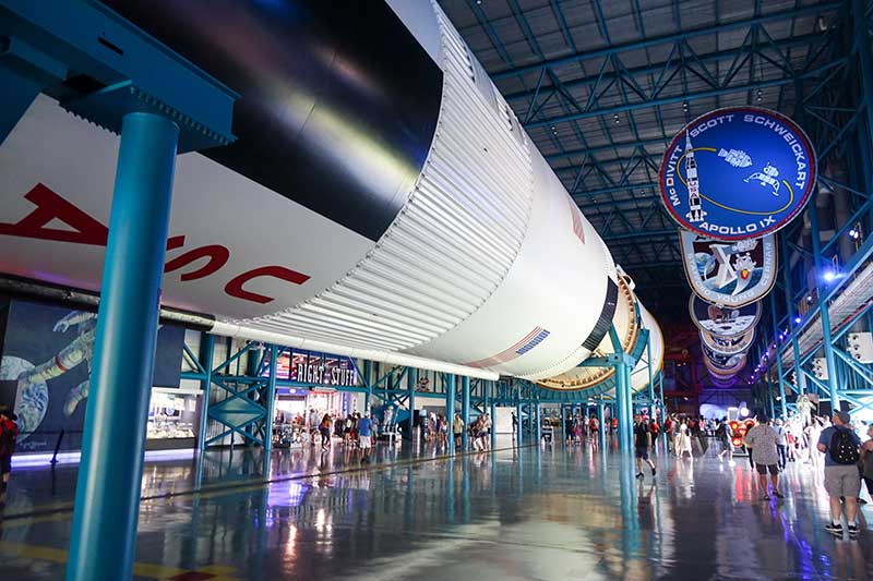 Saturn V rocket in the Apollo and Saturn V Center