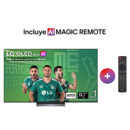 Televisor LG OLED en una sala