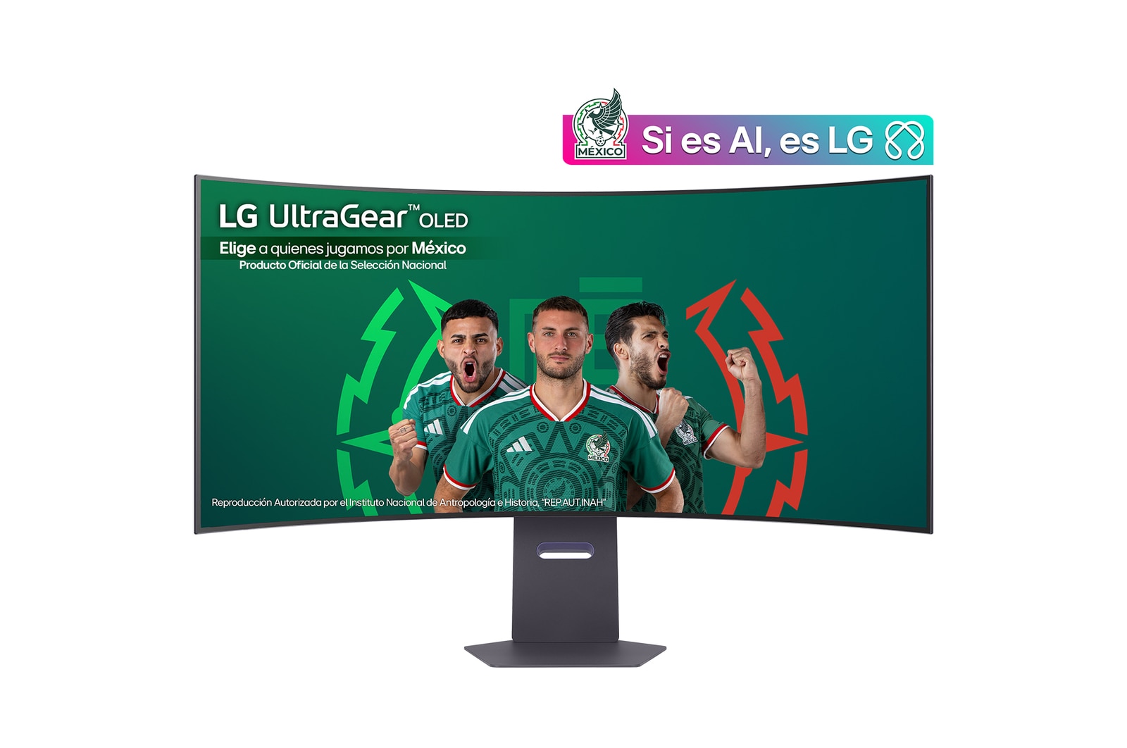 Monitor LG UltraGear en un escritorio