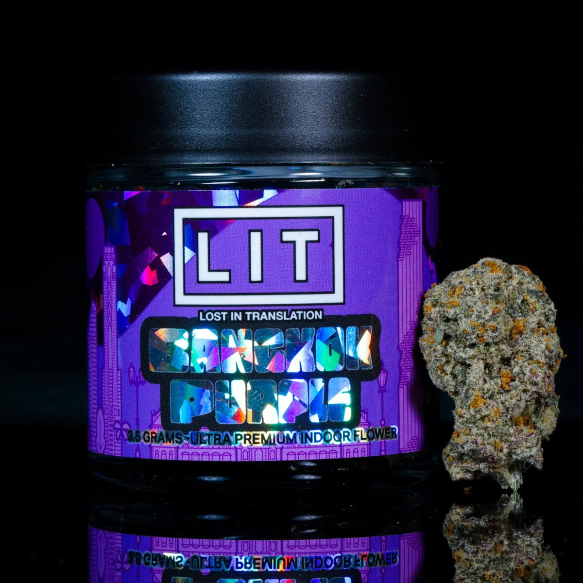 Bangkok Purple flower jar