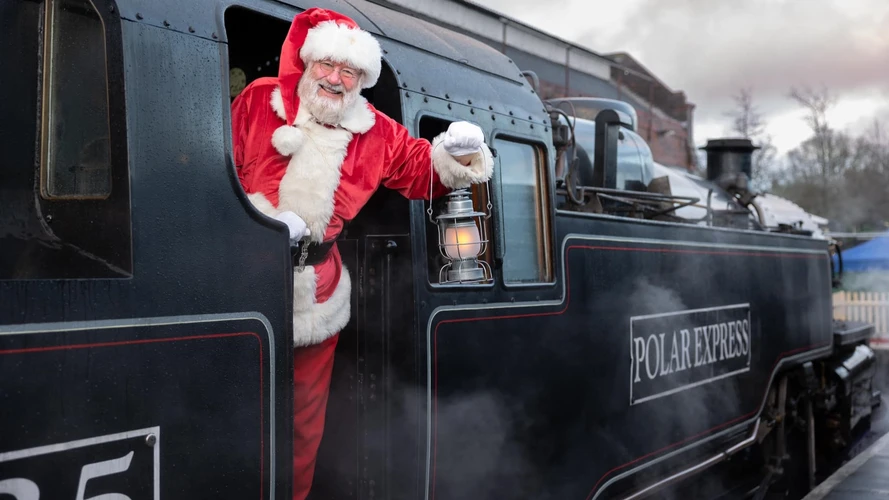 Festive train experience with Santa