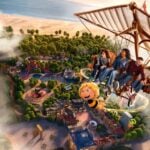 Attraction Vliegende Cinema à Plopsaland Belgium
